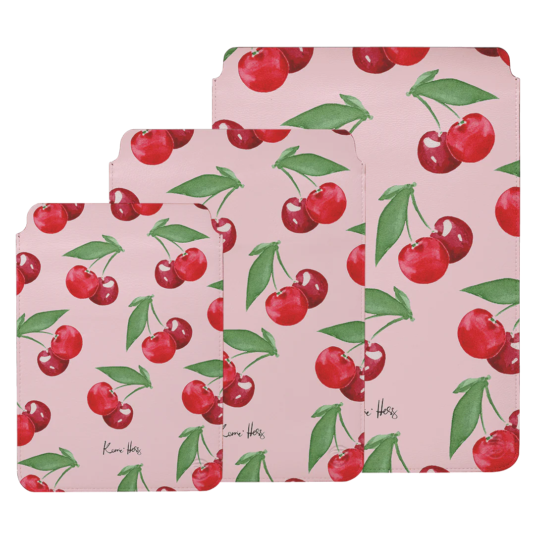 Cherry Rose Laptop & iPad Sleeve - Image 3