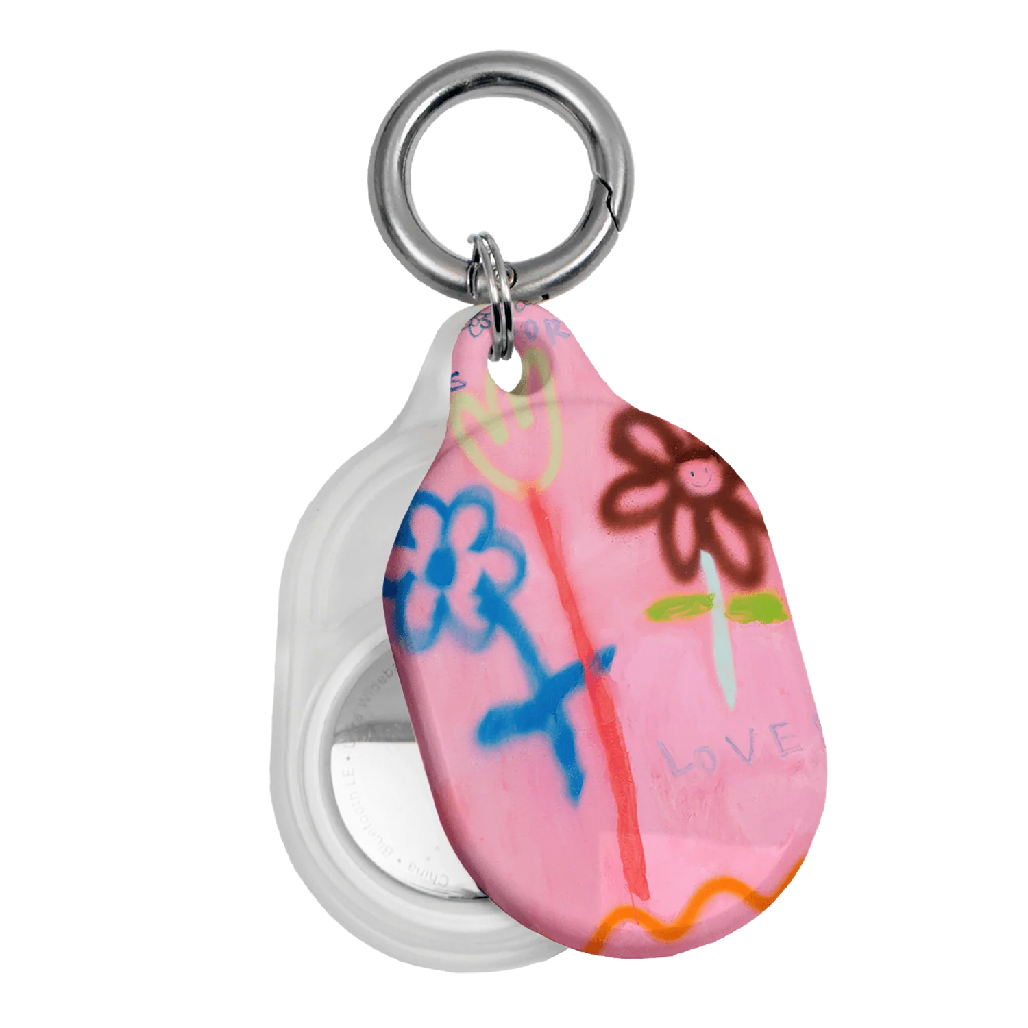 Flowers AirTag Case - Image 3