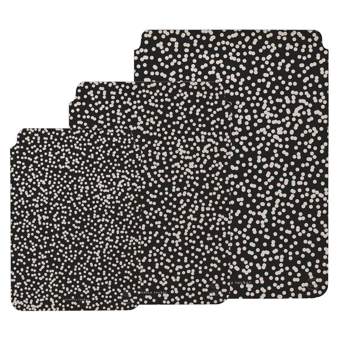 Mini Confetti Noir Laptop & iPad Sleeve - Image 3